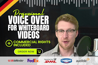 be the german voice over for your whiteboard video