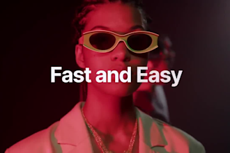 do awesome fast stomp typography video