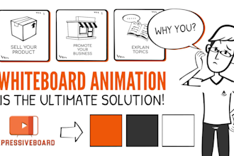 create a whiteboard animation video within 24 hours