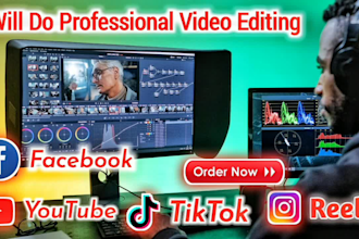professionally edit your videos for youtube, instagram