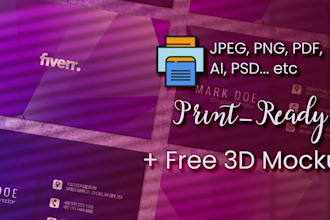 design a professional business card with qr code