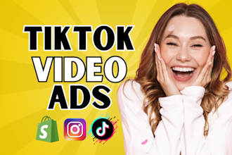 create  tik tok video ads and ugc tiktok ads for dropshipping products