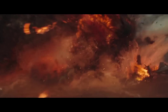 vfx compositing, vfx explosion, smoke, gun shot, destruction, rain, war, fire