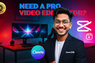 make professionally all types of canva video editing