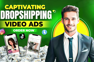 create branded facebook video ads for dropshipping products