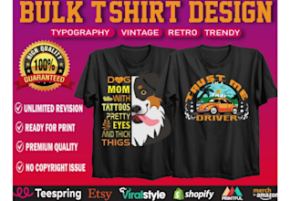 do awesome bulk t shirt design