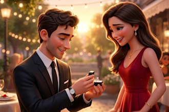 3d pixar ai proposal animation 3d romantic proposal video ai storytelling