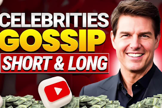 create engaging celebrities gossip shorts and youtube video