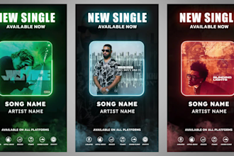 make amazing music promo video for instagram  youtube