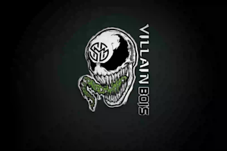 design scary, horror, mascot 3d  unique logo design within few hours
