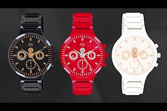 do 3d watch animation, watch design, watch model, watch render, cgi animation