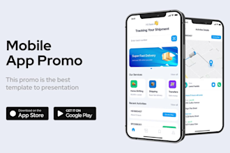 create mobile app promo video, website explainer and game demo video ad