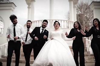 do cinematic wedding video editing