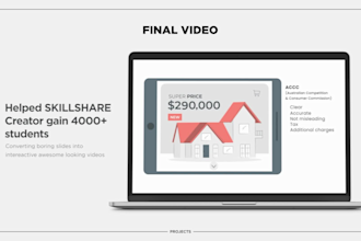 create animated videos, quiz, user guides, course, tutorials