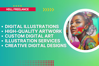create ai illustrations and high quality digital artwork