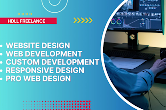 do custom website design and development services