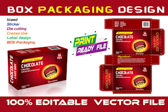do product box design packaging and label design