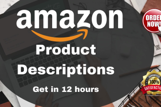 write amazon listing product description copywriting fba amazon SEO optimization