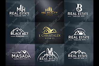 do real estate, realtor or business logo 3 premium concepts
