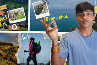 professionally edit your travel video, drone or gopro shots