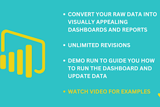 create professional power bi dashboards and power bi reports