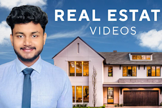 create professional real estate video editing 24 hours