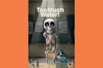 create viral ai skeleton animation shorts for tiktok and youtube