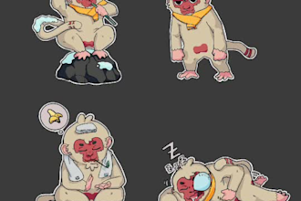 create a charming mascot illustration for your brand