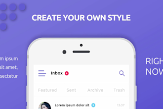 do professional and modern mobile app promo or teaser