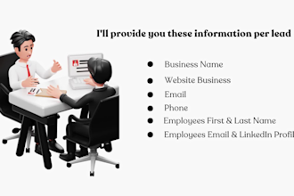do lead generation and list building for you