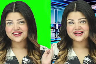 remove green screen background