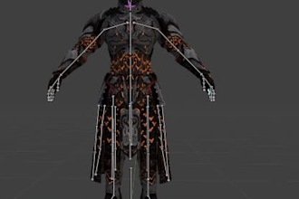 do 3d character rigging in blender and unity
