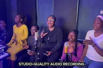 record professional choir, background vocals and harmonies