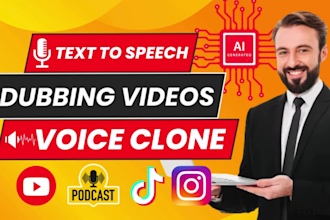 create natural clone voice and dubbing your videos with ai