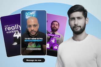 edit short form instagram reels, tiktok videos with captions