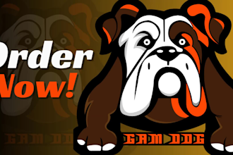 design a mascot logo for twitch, esports, youtube, and streams