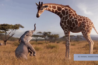 do realistic 3d animal animation 3d character design 3d animal animation cgi