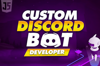 be professional custom discord bot developer in python or javascript