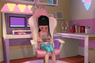 kids animation learning video, music, dance video