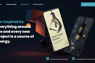 make mobile app UI UX design or IOS app design in figma