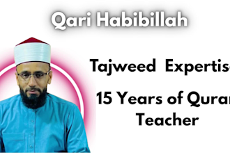 be tajweed master online quran teacher, quran teaching for years