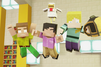 make attractive minecraft animation