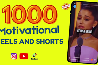 motivational youtube shorts, and instagram reels