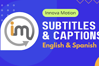 add spanish or english subtitles and captions to your video