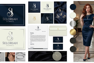 design business logo, brand identity and branding kit