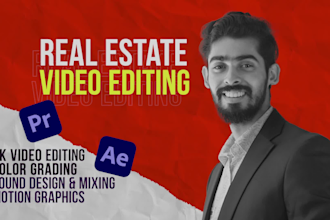 do real estate video editing within 24 hours