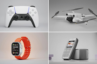 do photorealistic 3d product renders for electronics