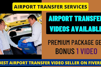 do airport transfer video pickup service promo
