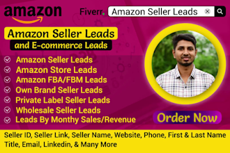 provide high quality amazon seller leads and ecommerce email lists