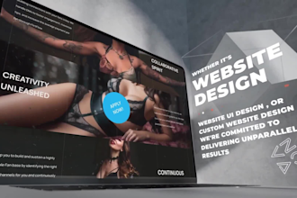 do website design, custom UI UX design, website ui design